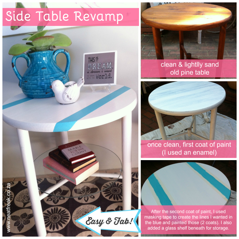Side table revamp