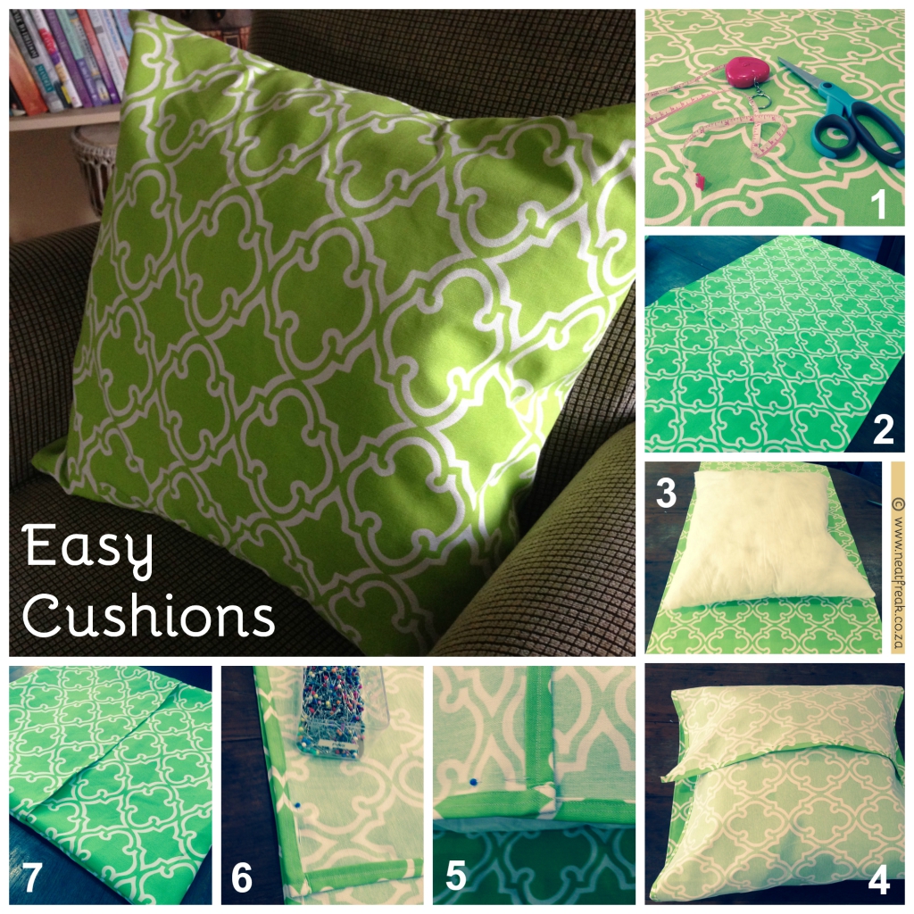 Each Cushions on The Organised Chicks blog www.neatfreak.co.za