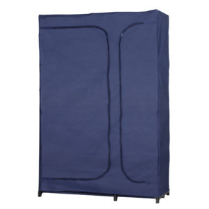 4 Shelves and Hanging Fabric Wardrobe