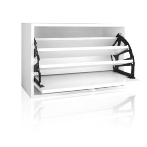 space saver fold out shoe rack-flat pack
